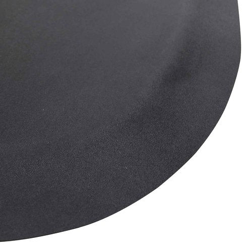 Artist hand 3 ft. x 5 ft. Barber Chair Mat Salon & Barber Shop Chair Anti-Fatigue Mats Comfort Salon Chair Mat,Semi Circle - 1/2 in. Thick,Black
