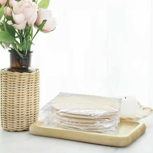 (50 Pcs) Kheoxusa Loofah Individually Wrapped,Individually Wrapped Loofahs,Individually Wrapped Loofah Exfoliating Body Scrubbers,Natural Loofah Luffa Pad Sponges Pouf Brush for Travel Bath Shower Spa