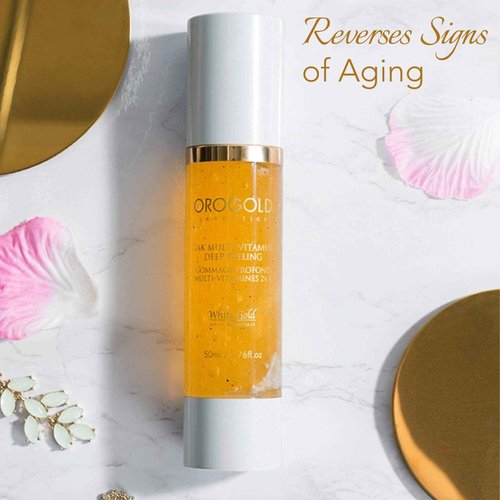 White Gold 24K Multi-Vitamin Deep Peeling Facial Exfoliator - 50 ml., 1.76 fl. oz.