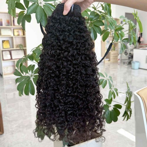 VIPbeauty 3C4A Burmese Curly Human Hair Bundles 24 Inch 1 Curly Bundles Unprocessed Burmese Raw Hair Extension Real Human Hair 16A Natural Color