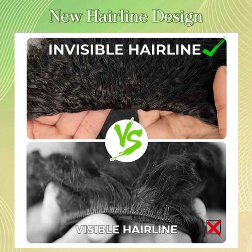 XNAIRA Kinky Curly Half Wig Human Hair 3 In 1 Seamless Flip Over Half Wigs Drawstring Curly Half Wigs for Women Human Hair Glueless Wear and Go Half Up Half Down Headband Wig Human Hair