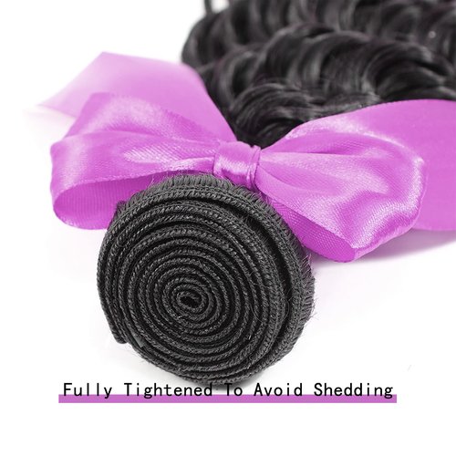 Body Wave Bundles 10A 1 Bundles Human Hair 100% Unprocessed Brazilian Virgin Raw Hair Bundles Extensions Double Weft Curly Weave Bundles Human Hair Natural Color Deals Full And Thick 30 Inch