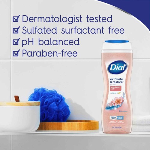 Dial Enriching Body Wash, Himalayan Salt 16 oz (Pack of 4)