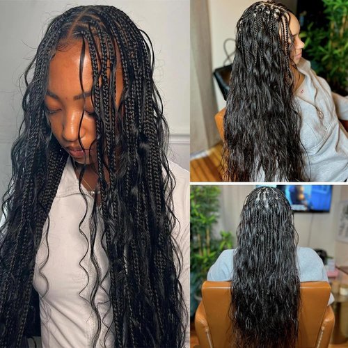 Human Braiding Hair 1 Bundle 100g Body Wave Bulk Human Hair for Braiding No Weft 12A Brazilian Virgin Curly Human Hair Extensions for Boho Braids 100% Remy Human Hair Extensions (24 Inch)