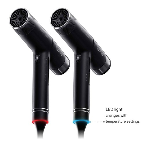 RED Pro Hair Dryer Soni-Clone 110,000 RPM High Speed BLDC Motor Dryer, Strong Air Flow for Fast Drying, Lightweight with Luxury Home & Travel Pouch, Magnetic Nozzle Hair Pik, Diffuser & Concentrator