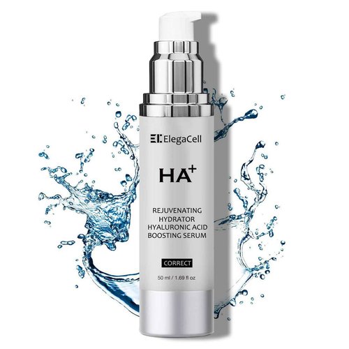 HACIRFE ElegaCell HA + Rejuvenating Hydrator Skin Hyaluronic Acid Boosting Serum for Face - Restore Hydrator Age-Defying Skincare for Women Smooth Fine Lines and Wrinkles 1.69 oz