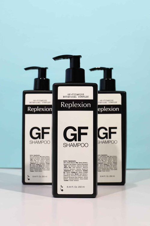 Replexion Hair Growth Shampoo (3x250ml) – Revitalizes Scalp, Strengthens Roots, and Promotes Thicker, Healthier Hair with Botanical Growth Factors – Reduces Hair Loss and Restores Vitality