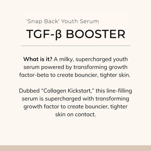 Le Mieux TGF-B Booster - Anti Aging Triple Growth Factor Facial Serum with Hyaluronic Acid & Peptides, Hydrating Face Serum with No Parabens (1 oz / 30 ml)