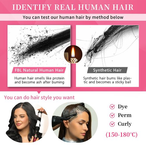 FBLhair 16 inch Seamless Clip in Hair Extensions Real Human Hair 110g 7pcs Invisible Soft PU Clip in Hair Extensions for Black Women Virgin Human Hair Extensions Clip ins 1B Natural Black Straight