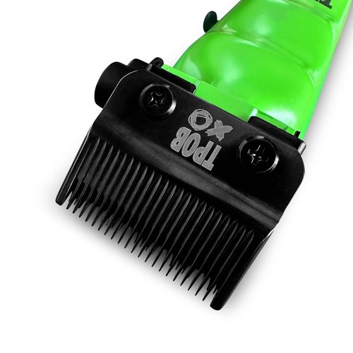 TPOB X Digital Brushless 6800rpm Metal Professional Hair Clippers for Men, XO Combination Fade/Taper Blade Cordless Rechargeable Clippers (X Clipper Green)
