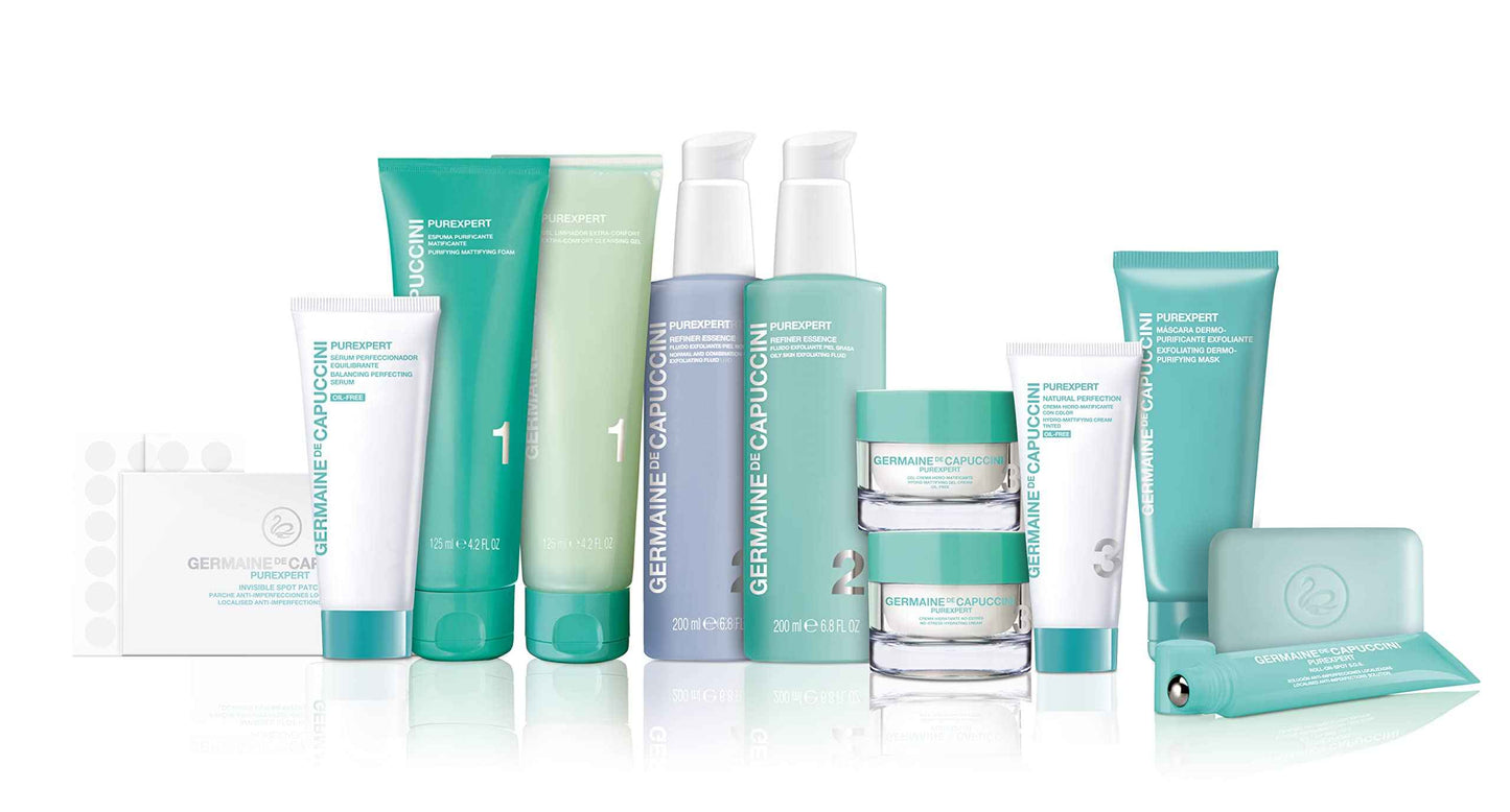 Germaine de Capuccini - Purexpert I Extra-Comfort Facial Cleansing Gel - Normal and Combination Skin - Gently cleanses and purifies your face - Minimizes pores and imperfections - 4.2 Oz