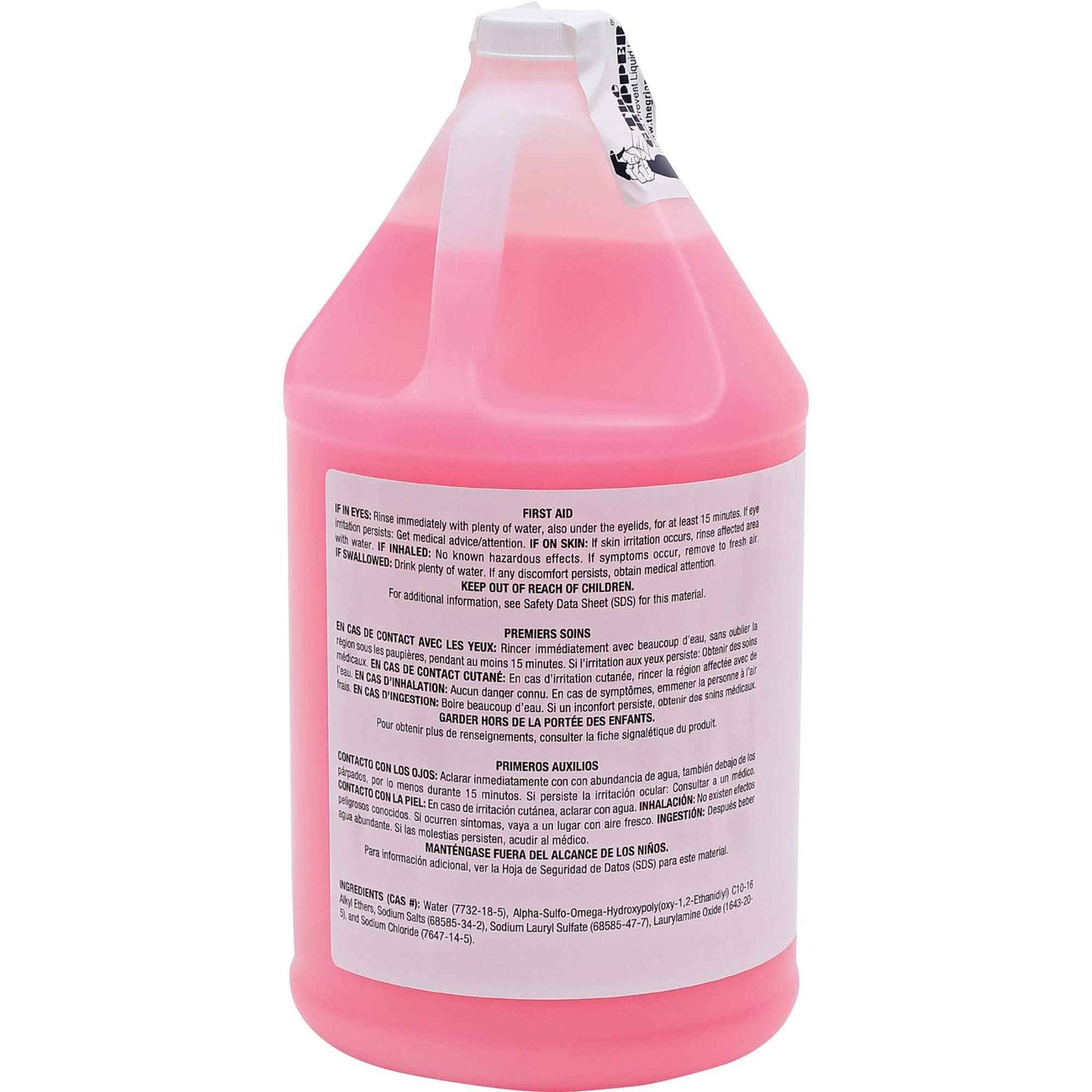 Genuine Joe Pink Lotion Hand Soap Refill, Rich Lather, 1 gallon, 4 Count