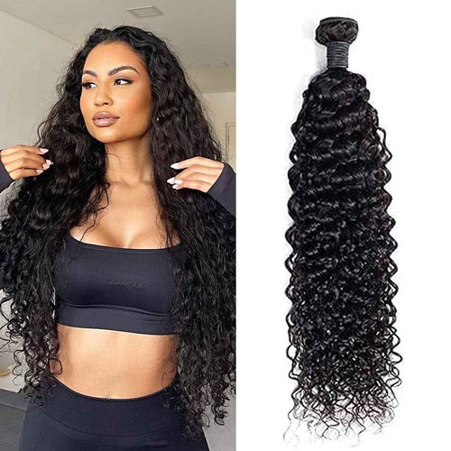 SINGLE BEST 28 inch 10A Grade 1 Bundle kinky curly Human Hair Extension Unprocessed Brazilian Virgin Hair water wave curly Natural Color
