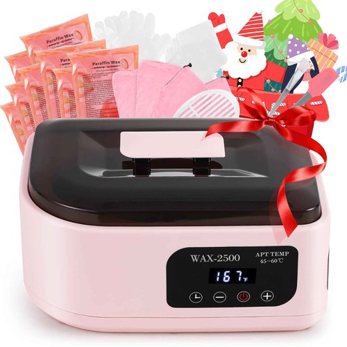 BAOSHISHAN Paraffin Wax Machine for Hands, 3500ml Paraffin Wax Warmer with 8 Pack Refills, 4 Auto-Timer Hand Wax Paraffin Machine for Home Spa Moisturizing Arthritis