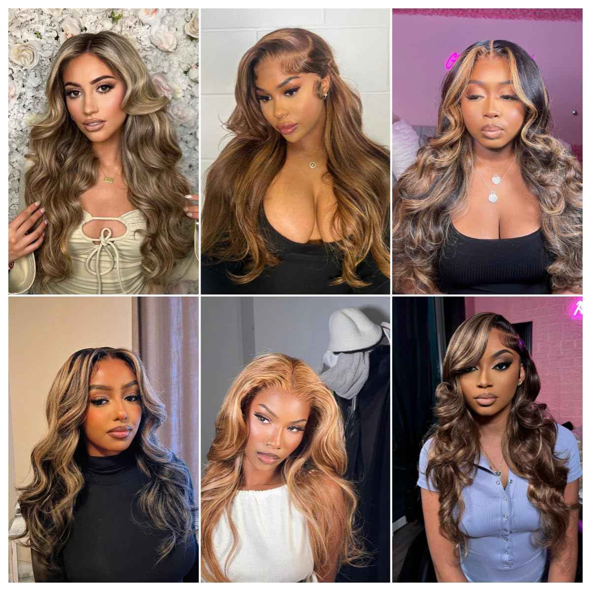 12A Highlight Thick Raw Virgin 3 Bundles Body Wave Human Hair Colored 4/27 Piano Color Ombre Human Hair Bundles Double Weft 14 16 18 Inch