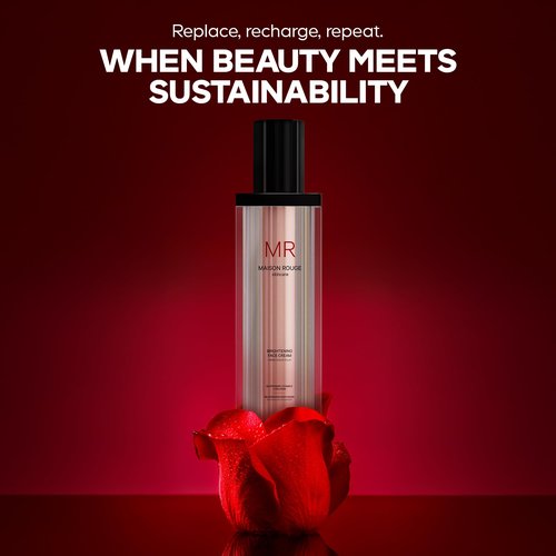 Codeage Maison Rouge Brightening Face Cream Glutathione Cream, Collagen Peptides, Vitamin E, CoQ10 – Radiance & Antioxidant Complex – Refillable – Paraben- Free – All Skin Types – 1.7 fl oz