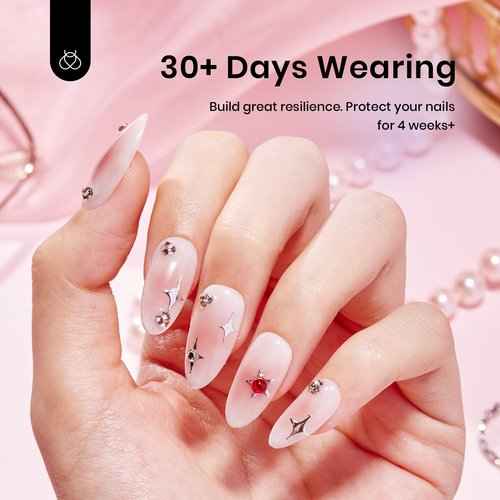 Beetles Gel Nail Polish Set, 119 PCS 100 Colors with Beetles Builder Gel for Nails 6 Colors 7 in 1 Strengthener Gel Builder for Nails