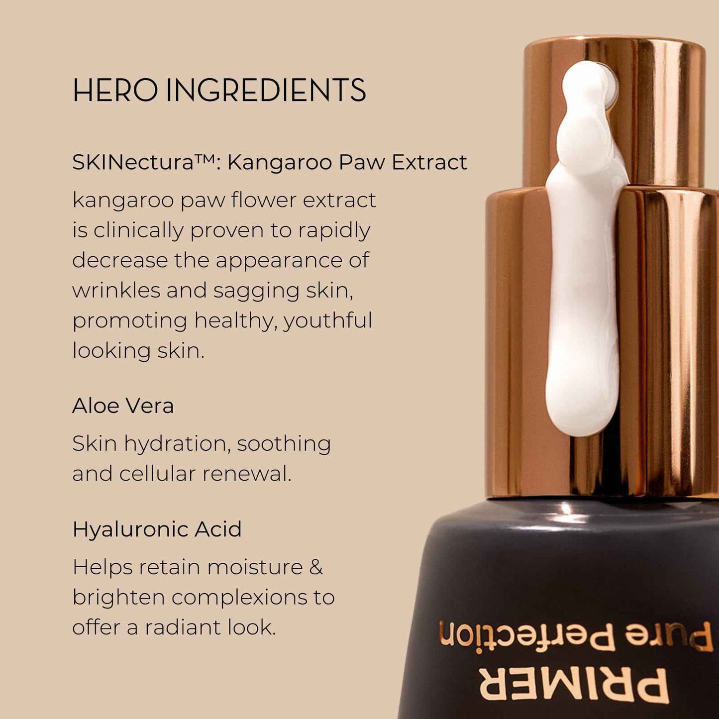 INIKA Organic Pure Perfection Primer | Clinically Proven to Boost Hydration + Reduce Wrinkles. Skincare Enriched. Smooth Dewy Finish. Extend Makeup & Create a Flawless Base. 30mL