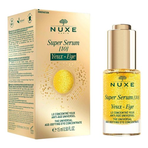 NUXE Super Serum Eye with Hyaluronic Acid and Botanical Caffeine, Anti-Aging Eye Serum, 0.5 fl oz