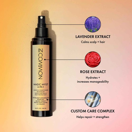 IN COMMON Magic Myst Universal Hair Elixir | 4-In-1 Leave-In Conditioner - Detangler - Heat Protectant | 8.45 oz (Pack of 2)