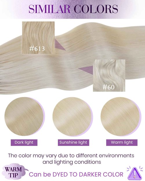 LaaVoo Micro Loop Hair Extensions Real Human Hair Bleach Blonde Micro Link Hair Extensions Human Hair Long Straight Blonde Micro Beads Hair Extensions Human Hair 50g/50s 24 Inch