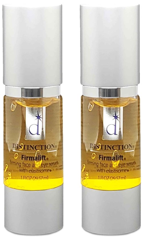 Distinction Firmalift Firming Face & Eye Serum – Anti Aging Serum Lotion Cream and Moisturizer | Helps Reduce the Appearance of Fine Lines and Wrinkles, Soothes (1 Fl Oz, 2 Pack)