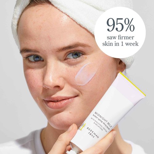 Beekman 1802 Better Aging Nighttime Skincare Routine Set - 3-Piece - Firms, Smooths & Boosts - Good for Sensitive Skin - No Irritation - Clinically Kind - Fragrance Free