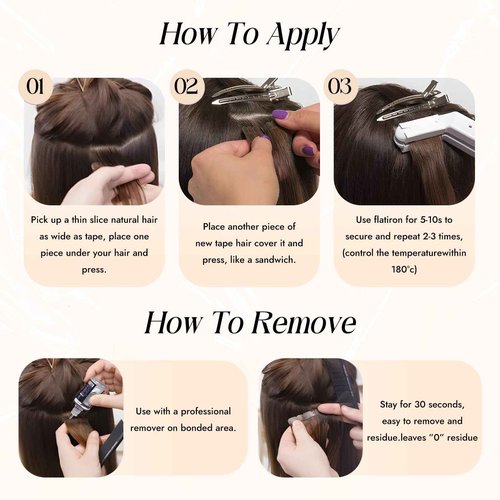 TOZOIE Tape in Hair Extensions Human Hair,20pcs 20 Inch Hair Extensions Real Human Hair Tape in Straight Invisible Tape in Hair Extensions for Women (1BT4P1B, 20 Inch)