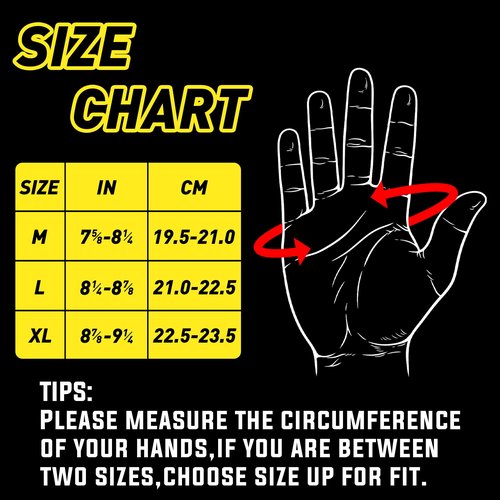 HANDLANDY Leather Work Gloves for Men & Women, Utility Mechanic Touch Screen Working Gloves for Gardening, Driving, Tool Handling, Construction (Yellow Black, Medium)