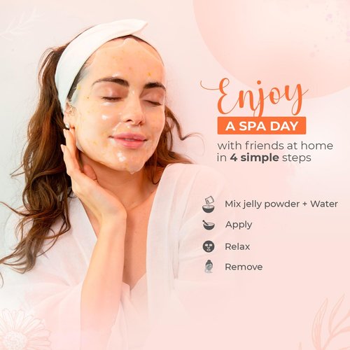 BRÜUN Jelly Mask Bundle of 24 Different Treatment Flavors - Spa Set of Rubber Peel off 30 Masks for Teenagers, Men and Women