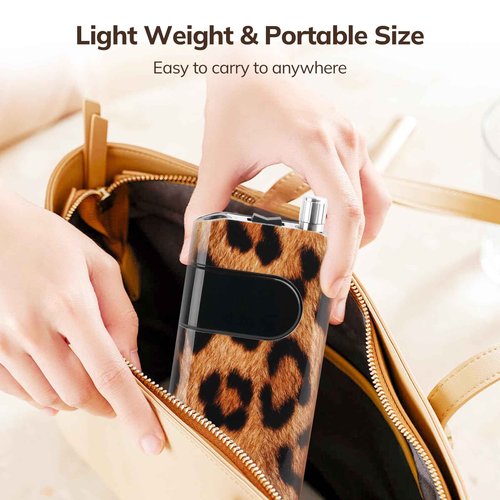 Lavinda 35000RPM Electric Nail Drill, Professional Cordless Nail Drill Machine Portable Rechargeable Nail Efile for Acrylic Gel Nails, Manicure Pedicure Tools for Salon Home Use-Leopard Print