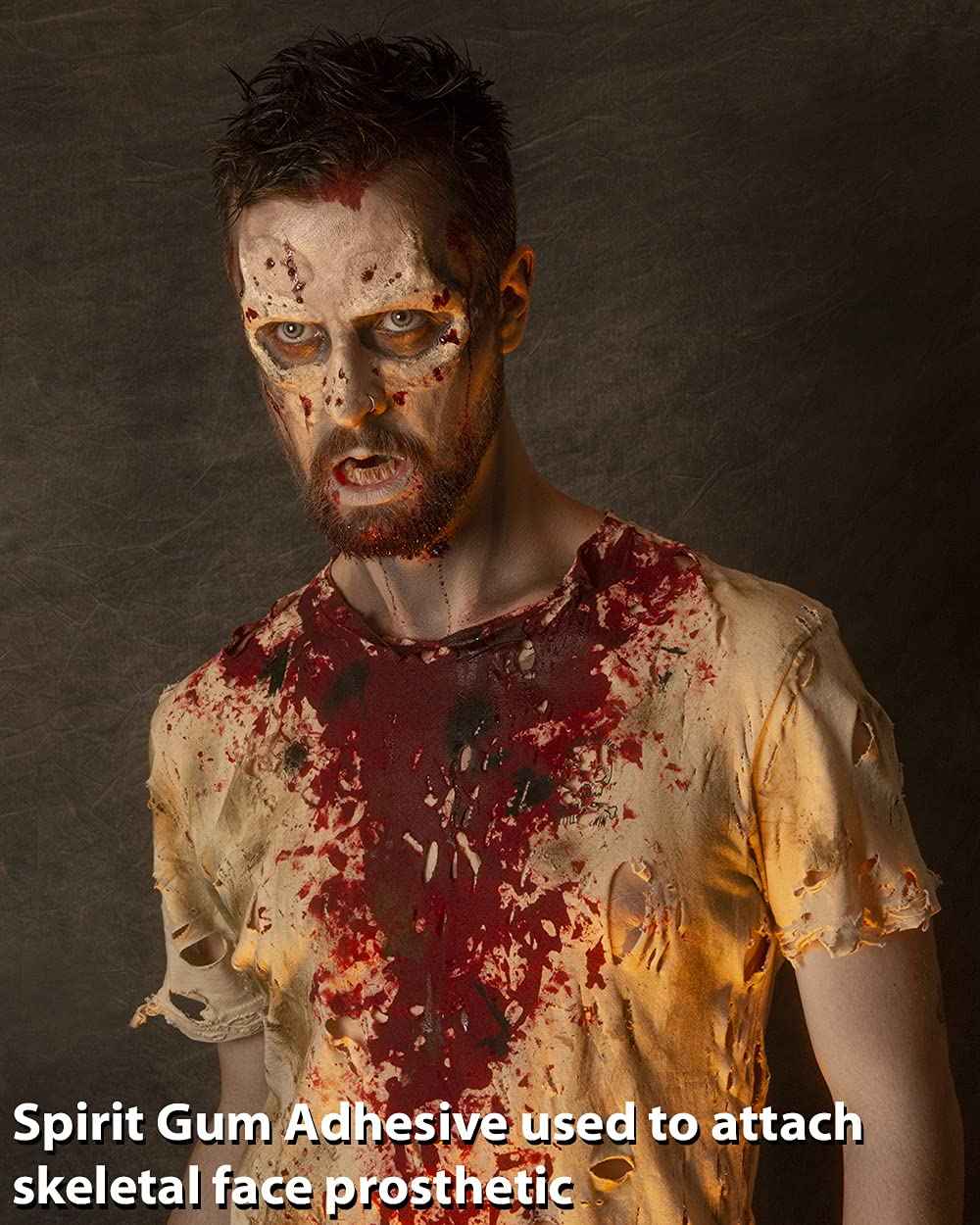 Graftobian Deluxe Adhesives Kit for Special Effects Makeup - Apply Prosthetics and Hair - Set and Seal FX Makeup - Includes Spirit Gum & Remover, Pro Adhesive & Remover, Flexible Wax Sealer & Setting Spray