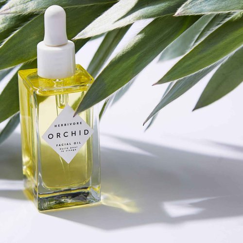 HERBIVORE Orchid Antioxidant Facial Oil – Dewy Hydration, Radiant Glow, Combination to Dry Skin, Anti Aging, Vegan, 50mL / 1.7 oz