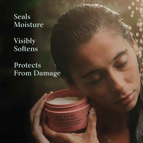 SHAZ & KIKS Ultra Hydrating Shampoo & Conditioner Set for Sensitive Scalp | Deely Hydrate and Soothe Irritation for Dry, Itchy Scalp | Sulfate-Free, Natural, Vegan, Color-Safe | 230ml