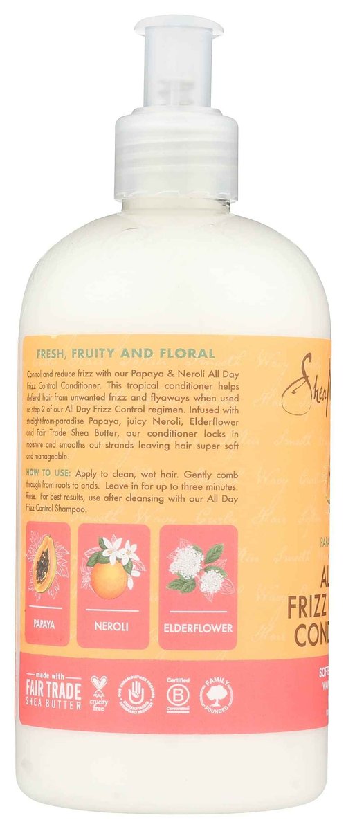 Shea Moisture, All Day Frizz Control Conditioner Papaya & Neroli, 13 Ounce