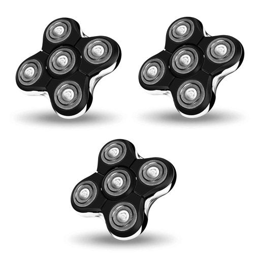 Balder Pro Replacement Head for Remington Balder Pro Head Shaver XR7000,5 Dual Track Heads for Remington Shaver Replacement Heads-Precision Electric Shaving for Bald Men. (3Pack)