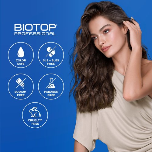 Biotop Professional 04 Hair Shedding Treatment Kit - Hair Strengthening Treatment with Hair Loss Targeting Vitamins & Amino Acids for Healthy Hair - No Added Parabens, SLS or SLES (0.37oz/6 Count)