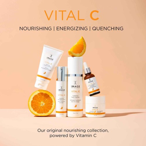 IMAGE Skincare, VITAL C Hydrating Intense Moisturizer, Lightweight Face Lotion with Hyaluronic Acid and Shea Butter, for Dry Skin, 1.7 fl oz.