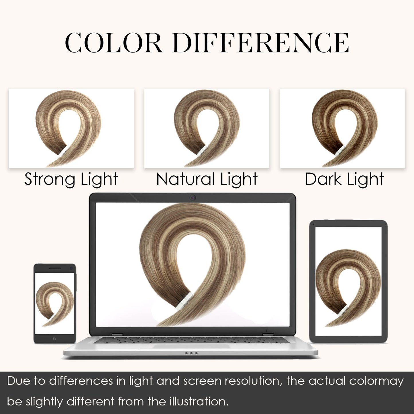 Hyssiet Tape in Hair Extensions Human Hair, 20pcs 50g 18 Inch Tape in Hair Extensions, Balayage Walnut Brown To Ash Brown Mix Light Blonde,Invisible Remy Silky Straight Real Natural Thick Human Hair