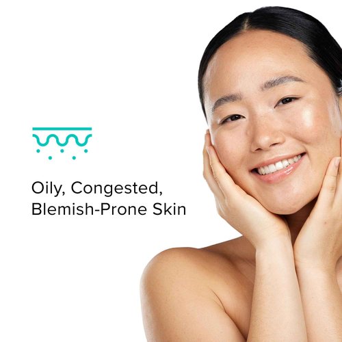 ClarityRx Clear Today Gone Tomorrow Skincare Kit, 5-Piece Plant-Based Set for Acne-Prone Skin