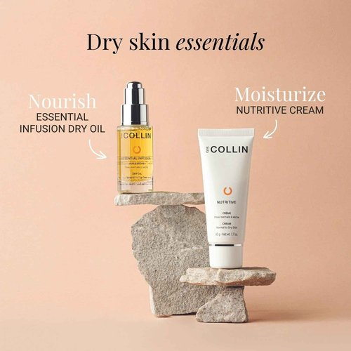 G.M. COLLIN Essential Infusion Dry Oil | Nourishing Face Serum For Dry Skin | Nourishes and Protects the Skin’s Moisture Barrier