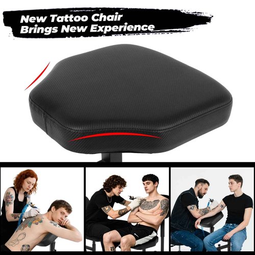 FAHKNS Tattoo Chairs, Multifunctional Chair, Tattoo Chairs with Adjustable Panel Height Angles, Tattoo Arm Rest Stand for Tattoo Artists and Also for customers