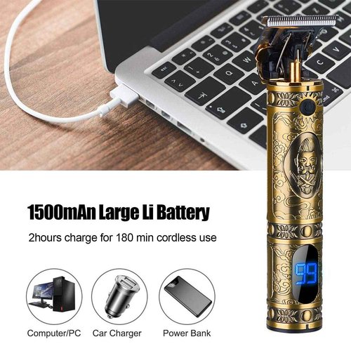 Suttik Professional Hair Clippers and Electric Shavers Set, Beard Trimmer for Men Electric Razor Beard Grooming Kit Hair Trimmer with 2 Foil Head and Limit Combs, Gift for Men,Bronze