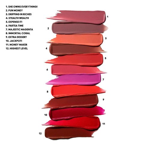 MAC Golden Girls Mini Lustreglass Lipstick Vault, 12 Piece Set