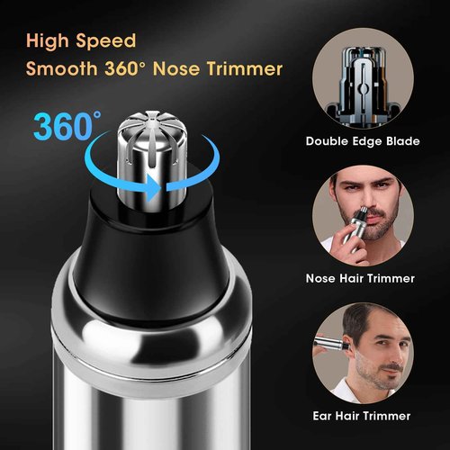 QREEYX Professional Hair Clippers for Men, Cordless Hair Clippers T-Blade Trimmer Nose Hair Trimmer Electric Shaver Set, Haircut Grooming Kit with LED Display, for Barber, Ideal Gift for Him