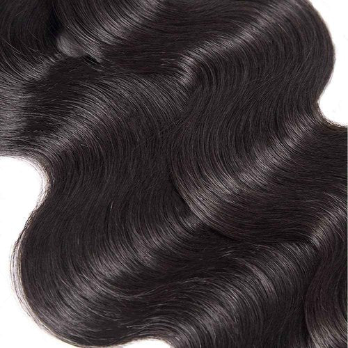 Natura Brazilian Body Wave 34 inch Unprocessed Remy Hair 12A Single Bundle (Black)
