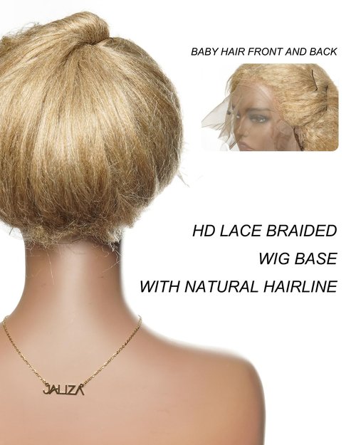 JALIZA Full Lace Wig Cap Real Swiss HD Lace Braided Wig Base for Women and Men - Blend
