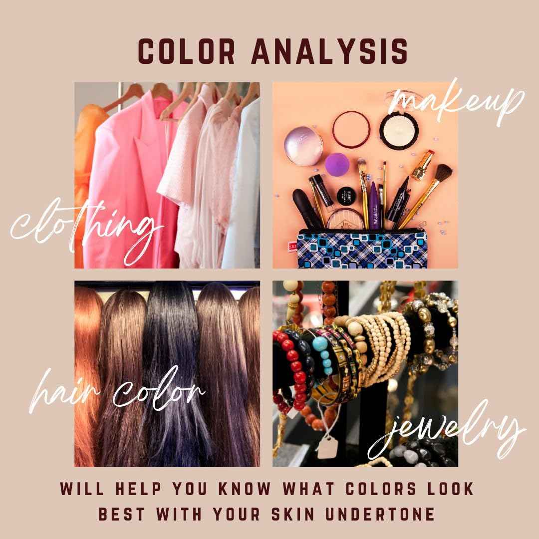 GET SNAPPIN Color Analysis Draping Kit, At Home Color Season Kit (Essential)