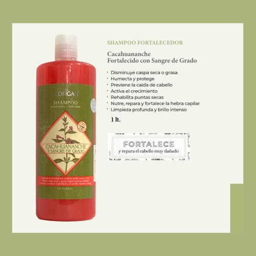 Fortifying Shampoo Cacahuananche Florigan 1lt.