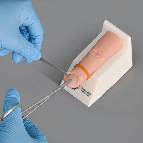 MedEduQuest Ingrown Nail Trainer Kit with Base, Ingrown Nail Simulator for Medical Education, Wound Care Training Model